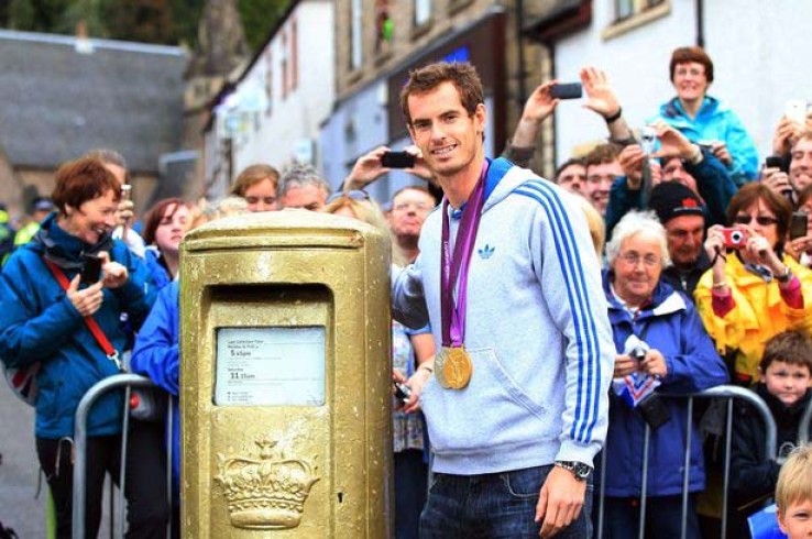 Andy’s Gold Postbox